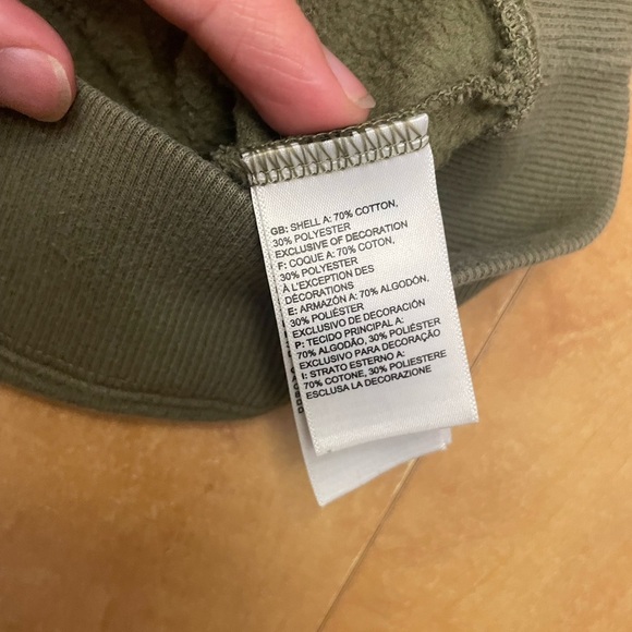 The North Face Green Hoodie with Logo - Picture 11 of 11